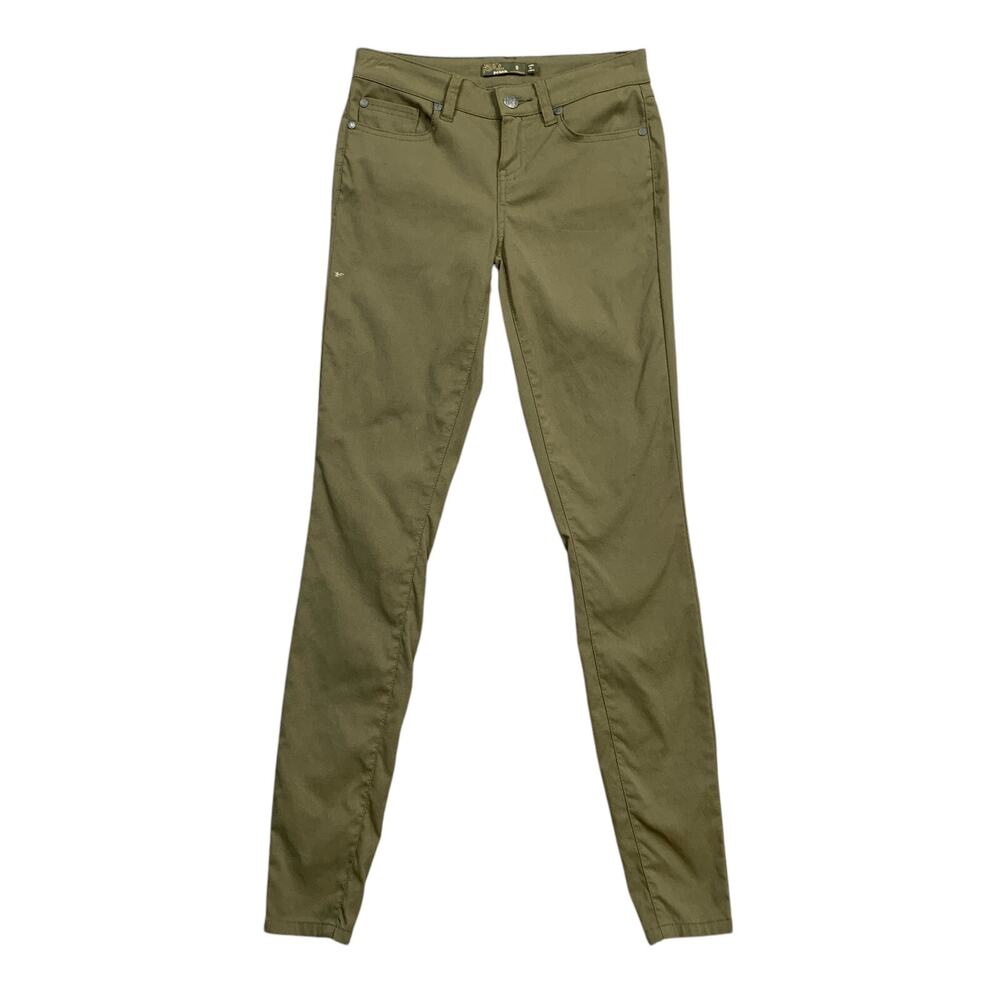 Prana Pants Womens 0 Olive Briann Skinny Ankle Low Rise‎ Stretch UPF 50 Outdoor